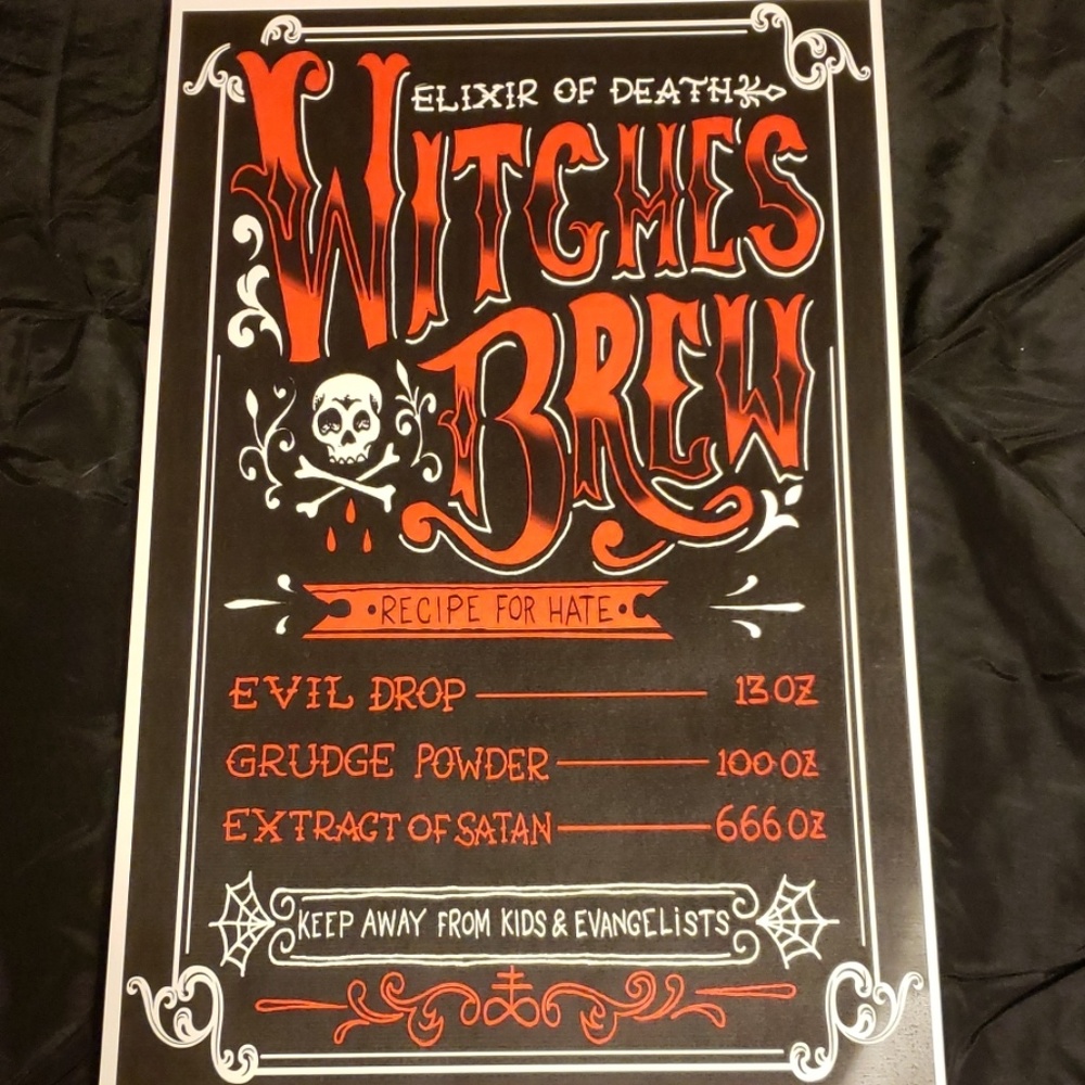 Too Fast Witches Brew 11"x17" Halloween Print